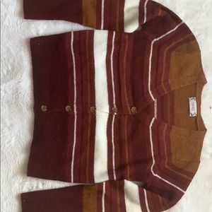 Oversized buttoned sweater